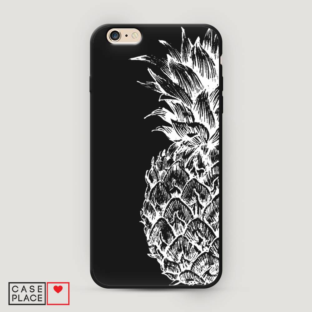 

Чехол Awog на Apple iPhone 6 Plus / Айфон 6 Plus "Ананас графика белая", Разноцветный, 10552-1