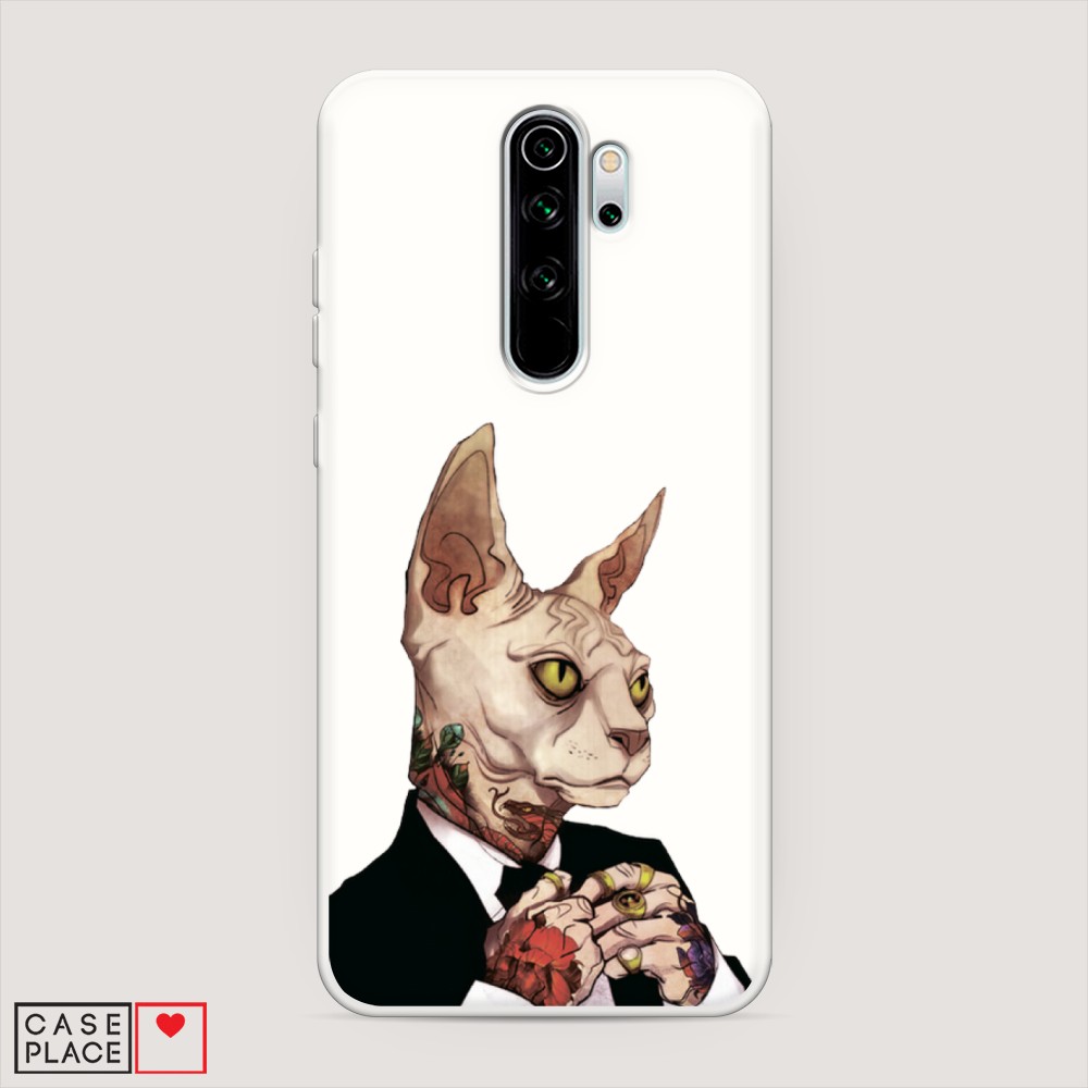 

Матовый силиконовый чехол "Татуированный сфинкс" на Xiaomi Redmi Note 8 Pro