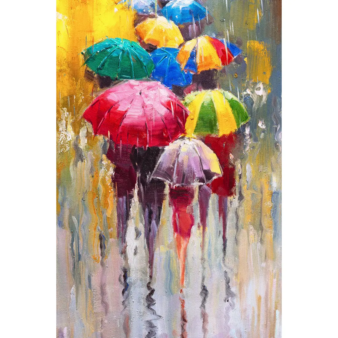 

Картина на холсте Постер-лайн Зонты (мазки) 40x60 см