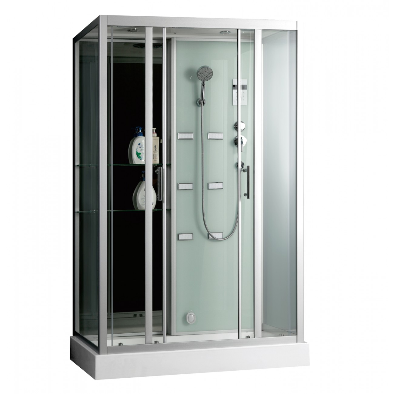 

Душевая кабина Frank F-505-1 140x85 см с турецкой баней