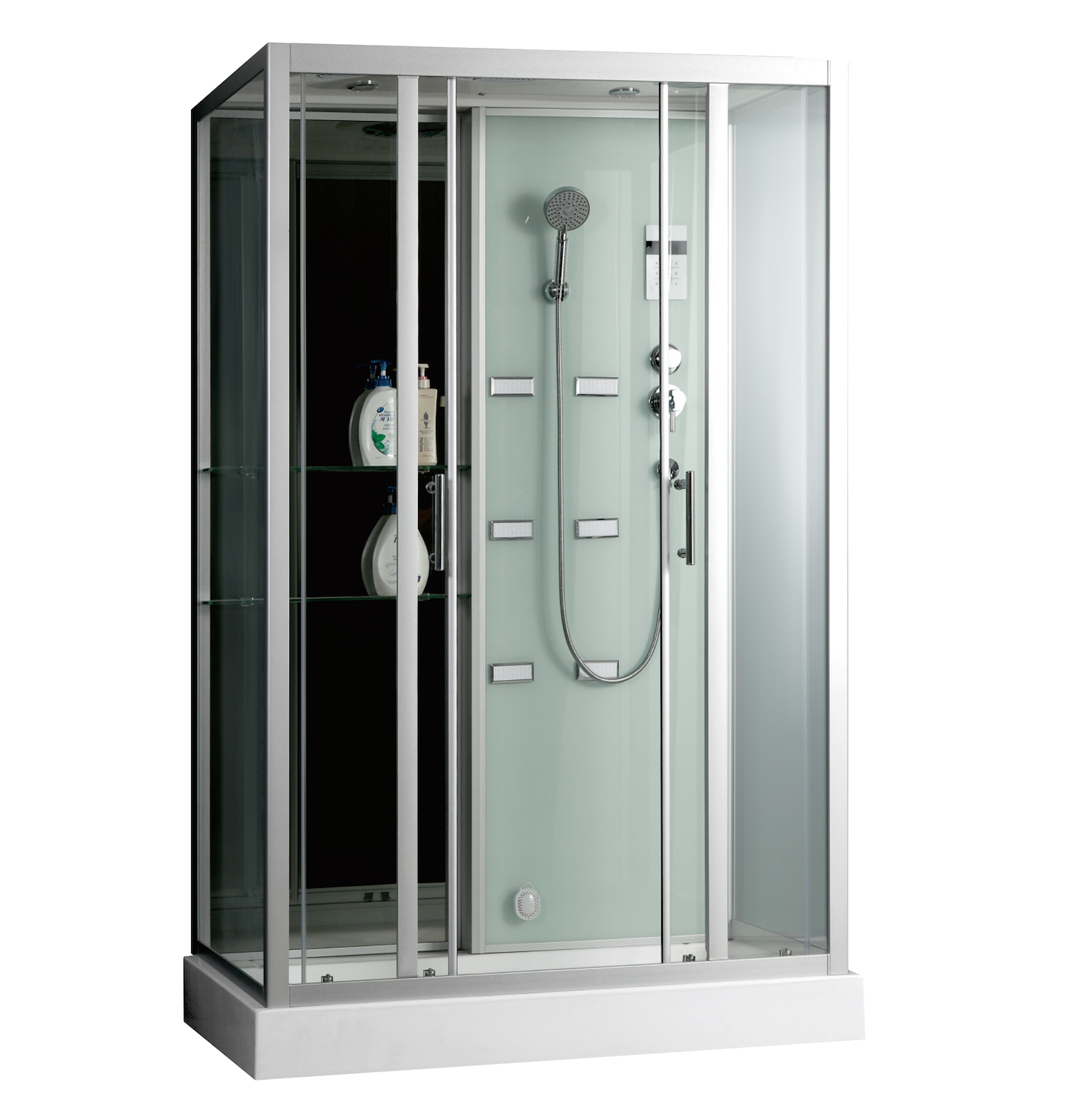 

Душевая кабина Frank F-507-1 170x85 см с турецкой баней
