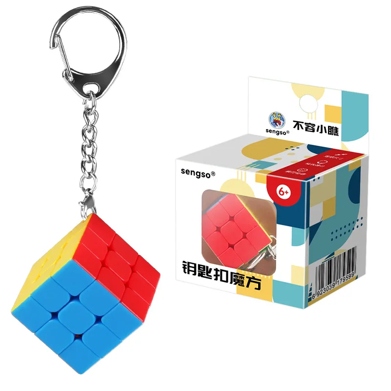 Кубик Рубика брелок ShengShou 3x3 Keychain mini 30 mm