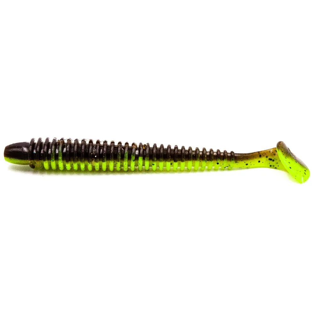 

Силиконовая приманка Diamond SWING IMPACT 7.0" #401 Green Pumpkin/Chartreuse (3 шт), Зеленый;черный, Swing Impact