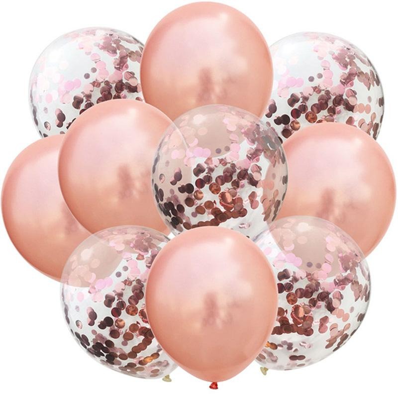 Набор шаров воздушный Феникс-Презент праздничный, 10 штук, латекс, ПЭТ, 30 см (90365)