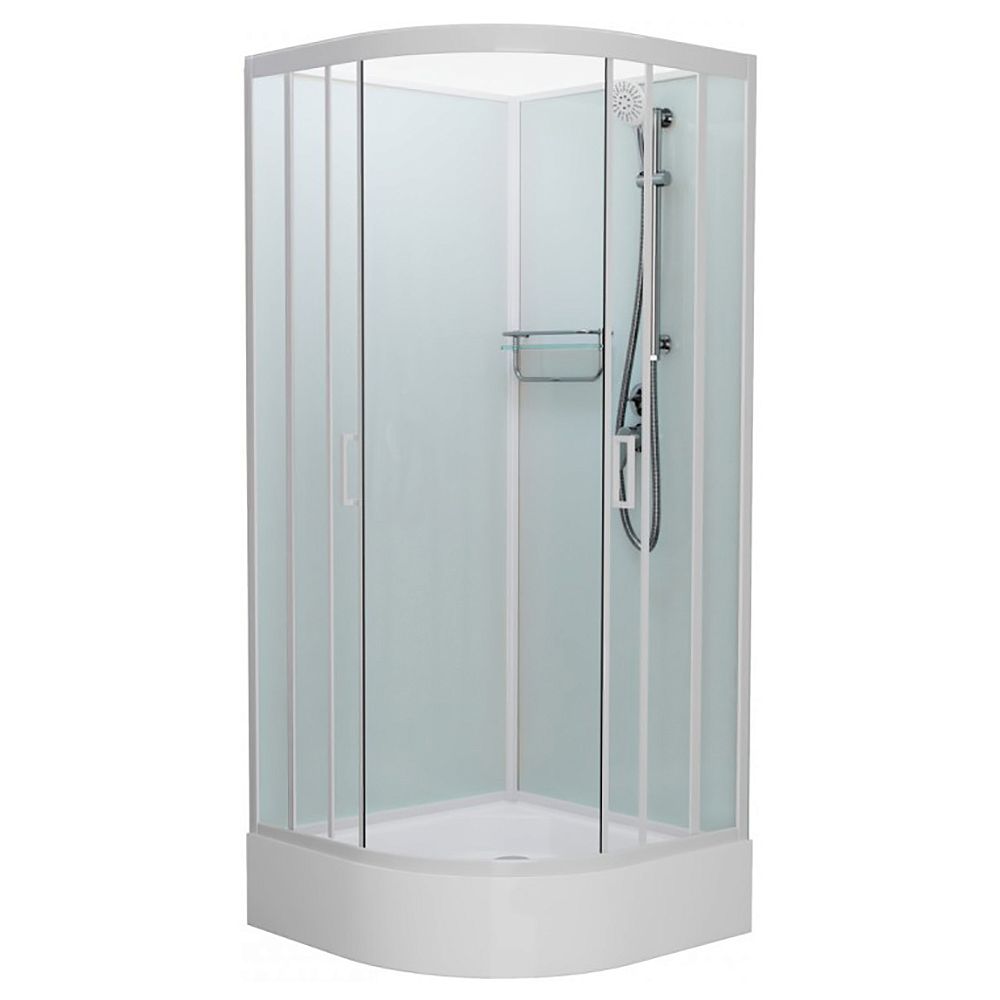 

Душевая кабина Frank F400/1 М White 100x100 без крыши матовое стекло, F400/1 М White без крыши белый профиль матовое стекло