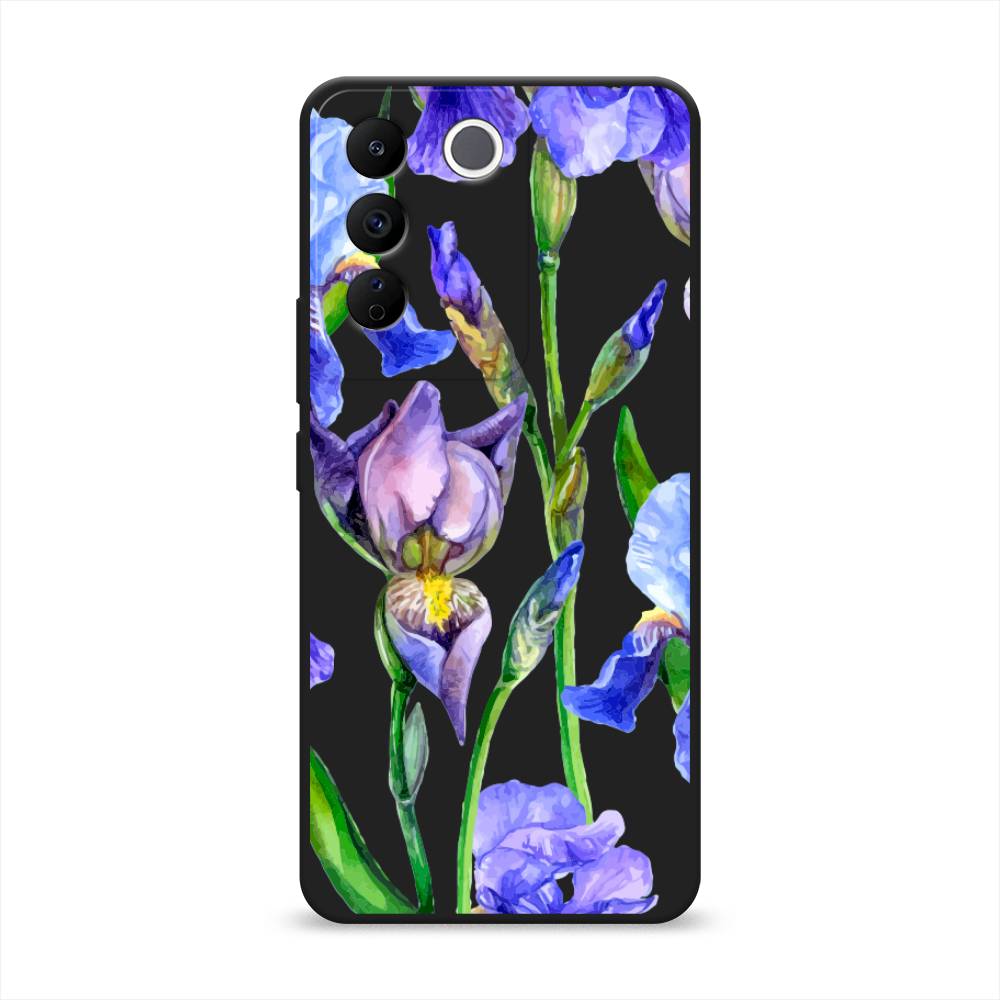 

Чехол Awog на Vivo V27e "Синие ирисы", Фиолетовый;голубой;зеленый, 268352-1