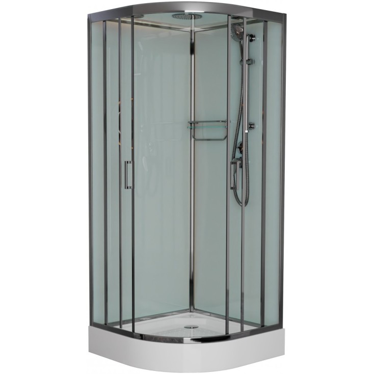 

Душевая кабина Frank F409 М Brilliant 90x90 матовое стекло, F409 М Brilliant полированный хром профиль