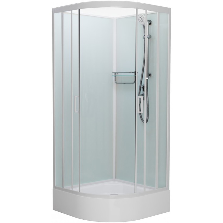 

Душевая кабина Frank F409/1 М White 90x90 без крыши матовое стекло, F409/1 М White без крыши белый профиль матовое стекло
