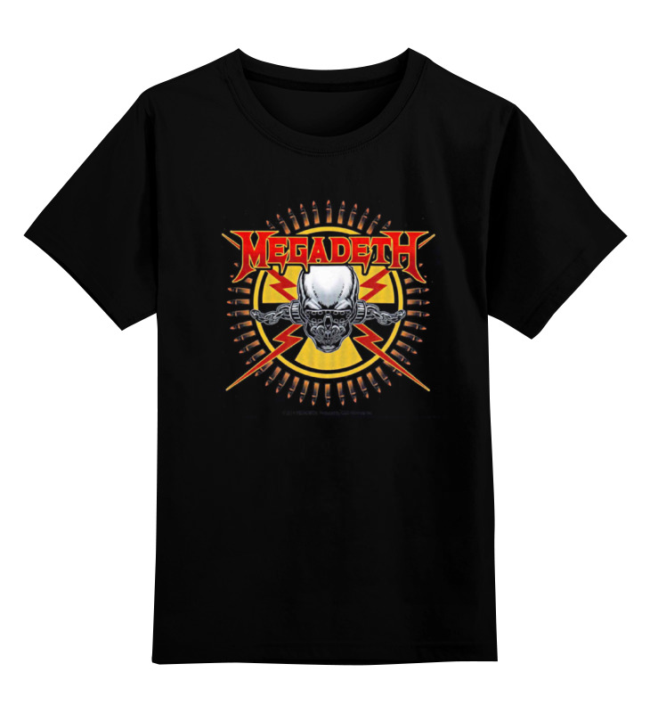 

Футболка детская Printio Megadeth цв. черный р. 140, Megadeth