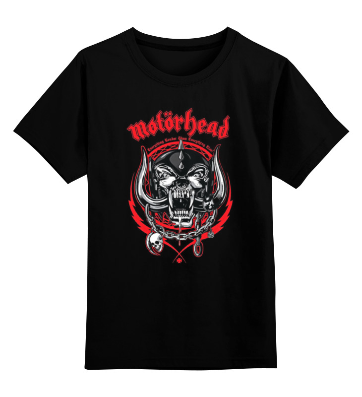 

Футболка детская Printio Motorhead цв. черный р. 140, Motorhead