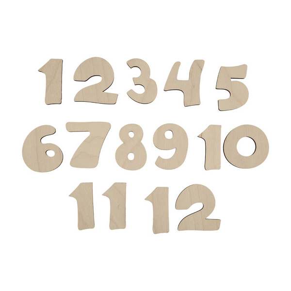 

Mr. Carving Заготовка для декорирования Декоративные цифры 1-12 ВД-295, 4 см от Mr. Carvin