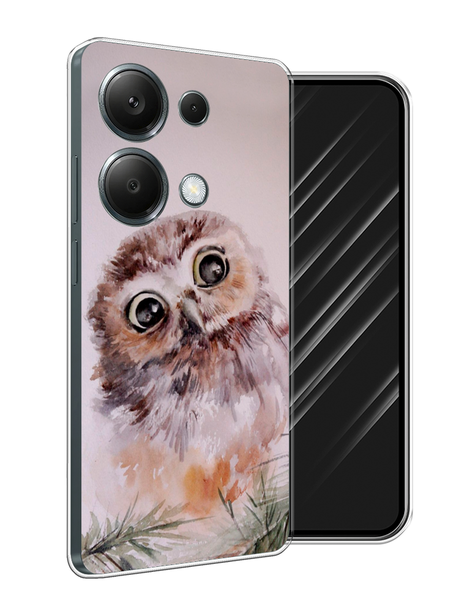 

Чехол Awog на Poco M6 Pro 4G "Сова на розовом", Розовый;коричневый, 321750-1