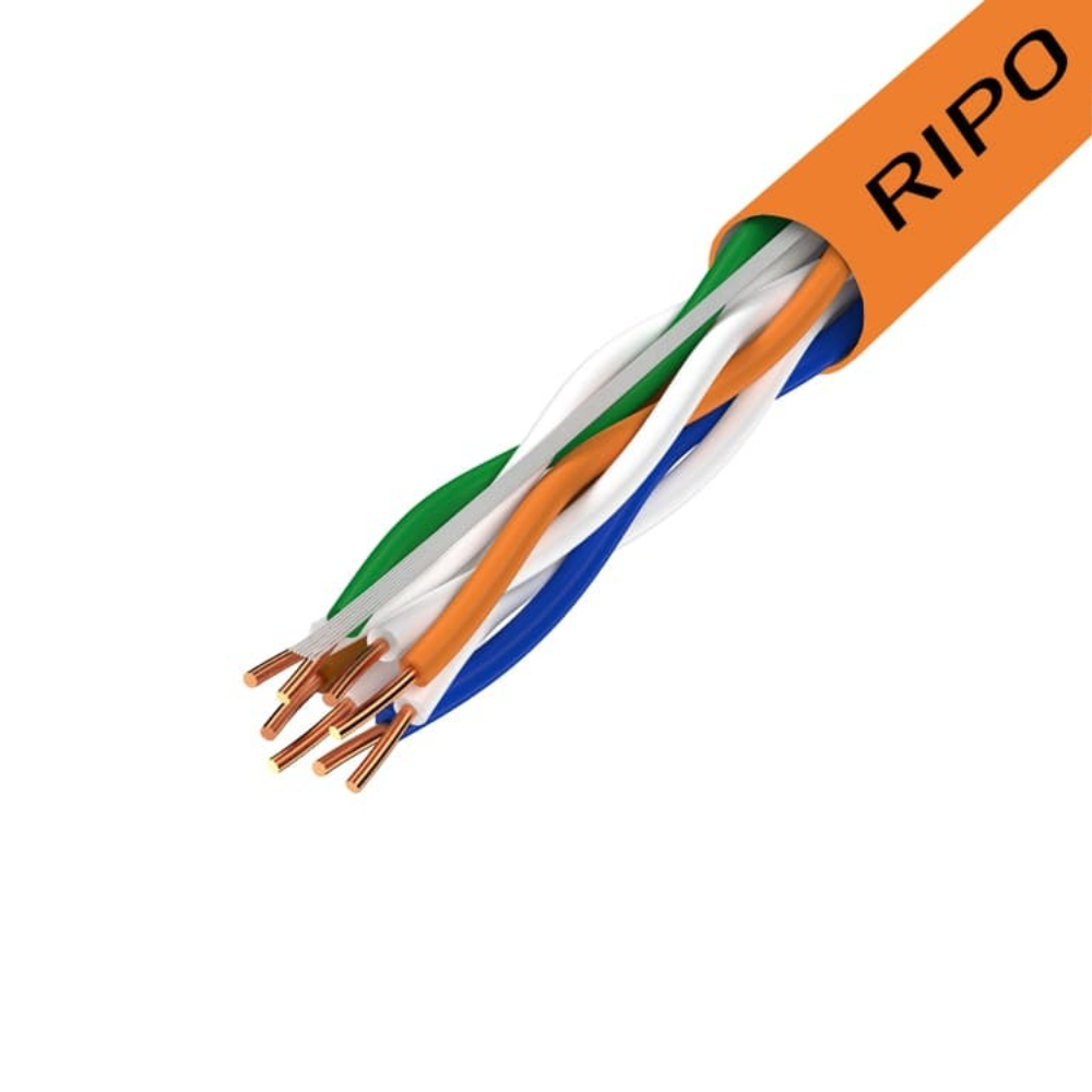 Кабель витая пара Ripo Standart UTP 4 CAT5E 24AWG Cu нг-LSZH Fluke test 25м 001-112007/25