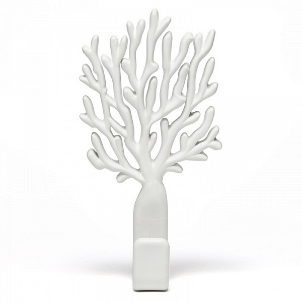 

Крючок coral белый Qualy FD-QL10334-WH, QL10334-WH