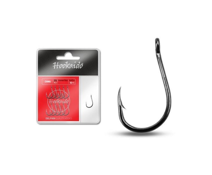 

Рыболовные крючки Delphin Hookaido Chinu Hooks 4, 10 шт., Hookaido Chinu Hooks