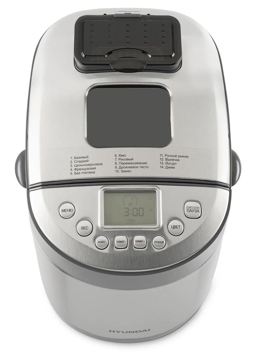 

Хлебопечь Hyundai HYBM-4082, серый