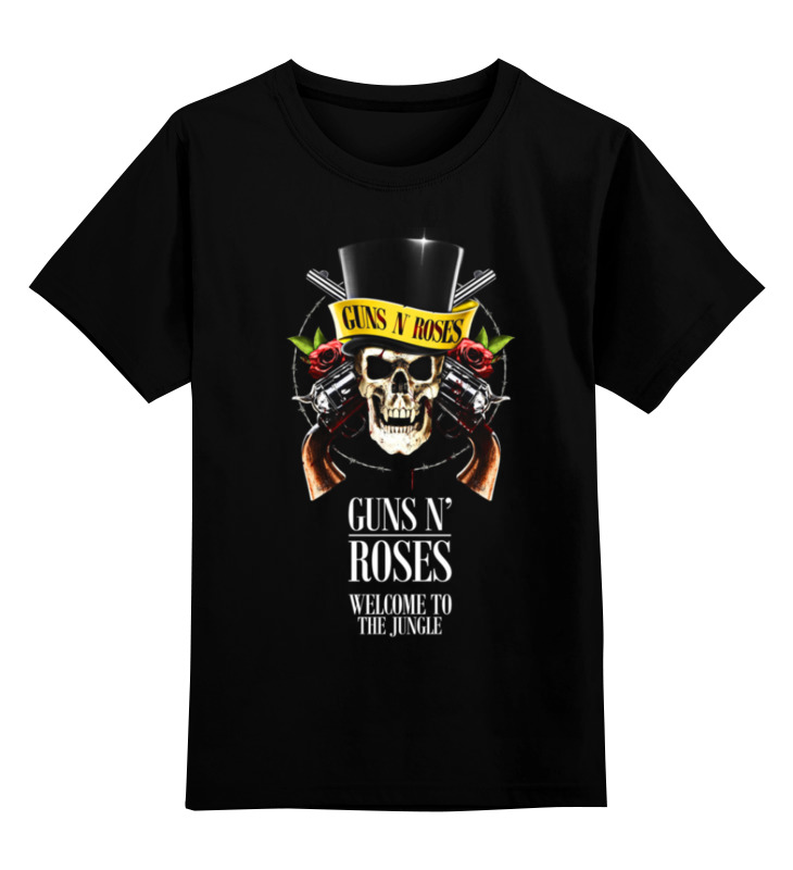 

Футболка детская Printio Guns n' roses цв. черный р. 140, Guns n' roses