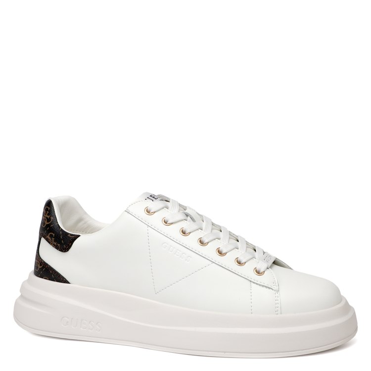 

Кеды мужские Guess FMPVIBLEA12 белые 39 EU, Белый, FMPVIBLEA12