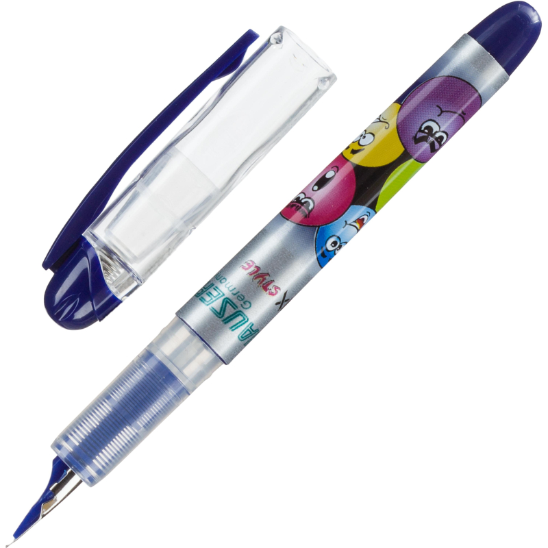 Ручка перьевая Hauser STYLE, пластик, синяя H6144-blue, (2шт.)