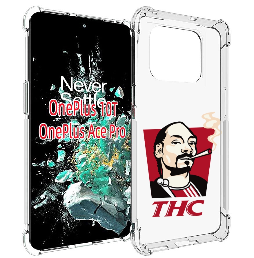 

Чехол MyPads THC для OnePlus 10T, Прозрачный, Tocco