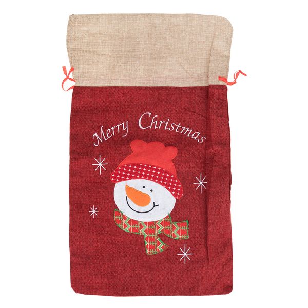 

Новогодний подарочный мешок NoBrand Merry christmas 8344 33х54 см 1шт