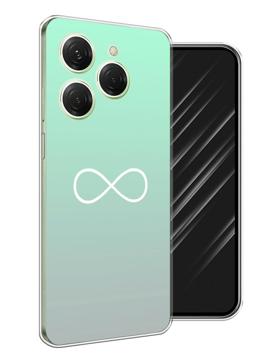 

Чехол Awog на Tecno Spark 20 Pro "Бесконечность от Тиффани", Бирюзовый, 304850-1