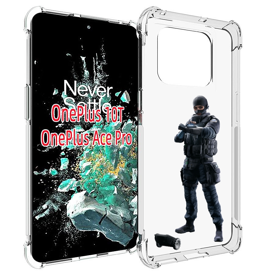

Чехол MyPads Tom-Clancy's-Rainbow-Six-1 для OnePlus 10T, Прозрачный, Tocco