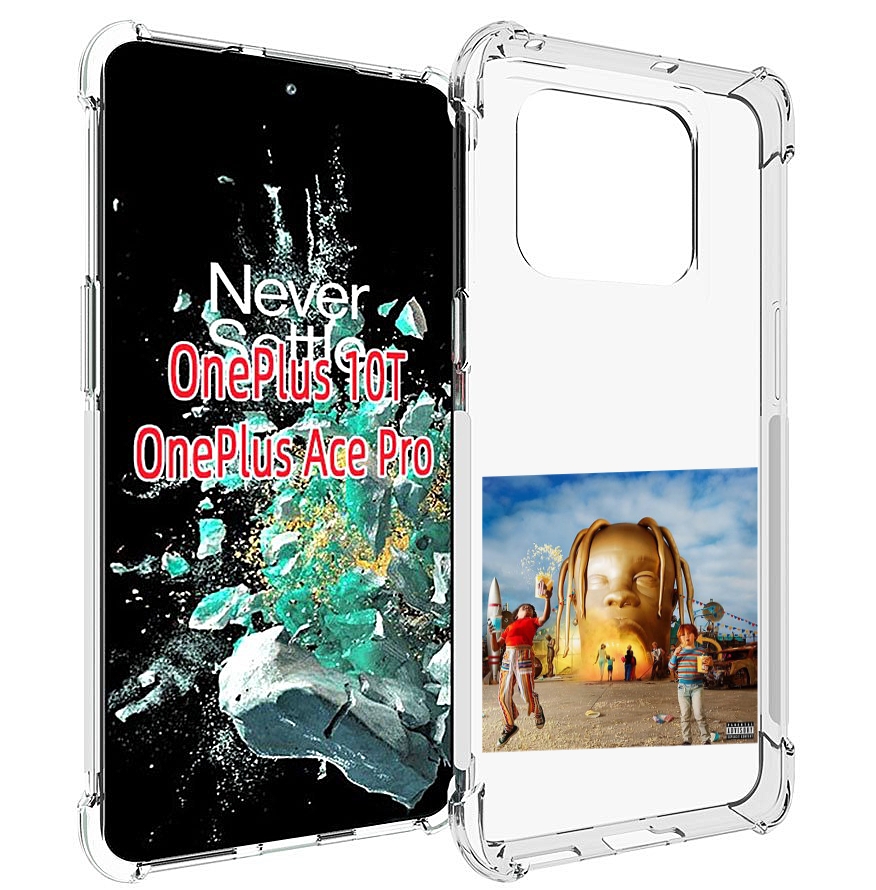 

Чехол MyPads Travis Scott - Astroworld для OnePlus 10T, Прозрачный, Tocco