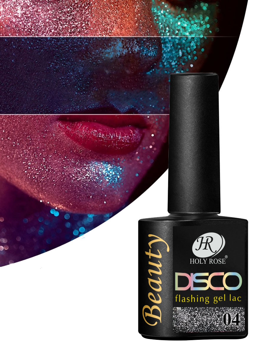 

Гель-лак Holy Rose Beauty светоотражающий, Disco №4, 10 мл