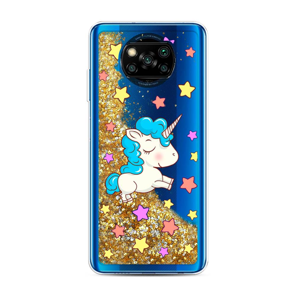 

Чехол Awog на Poco X3/X3 Pro "Звездный единорог", 39290-1