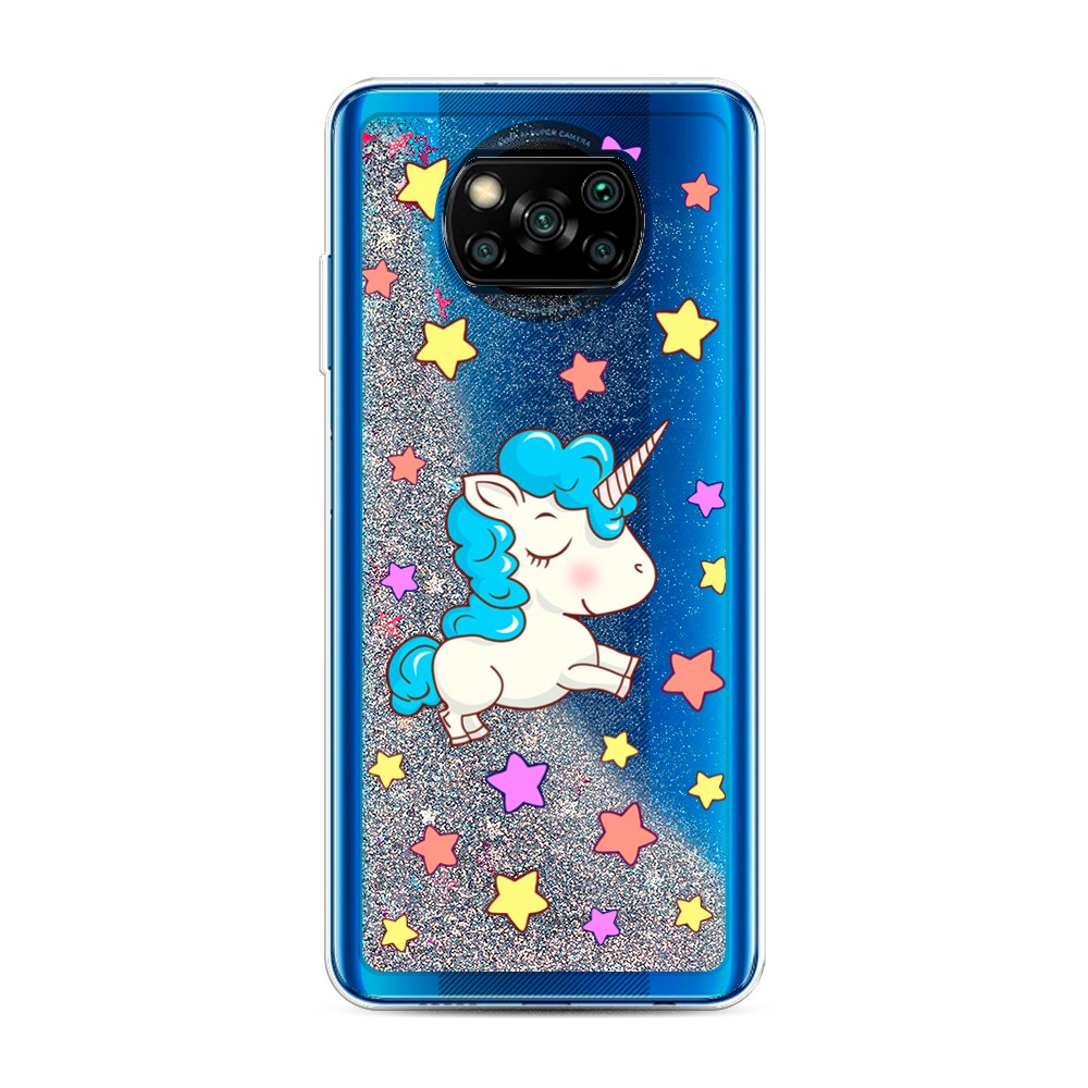 

Чехол Awog на Poco X3/X3 Pro "Звездный единорог", Разноцветный, 39291-1