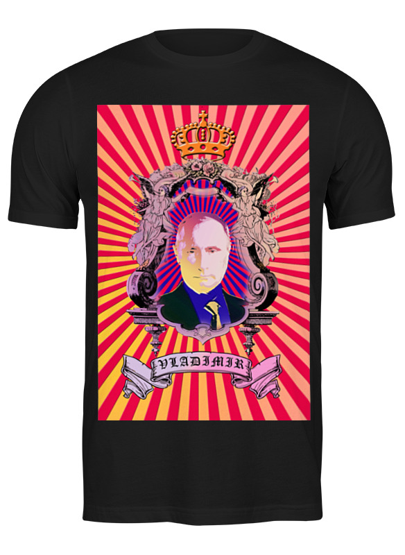 

Футболка мужская Printio Vladimir черная L, Vladimir