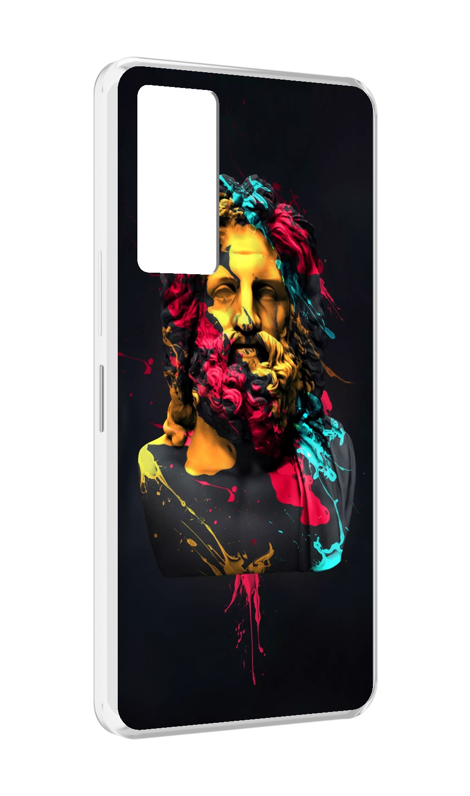 

Чехол MyPads арт-статуя-краски для Infinix Note 11, Прозрачный, Tocco