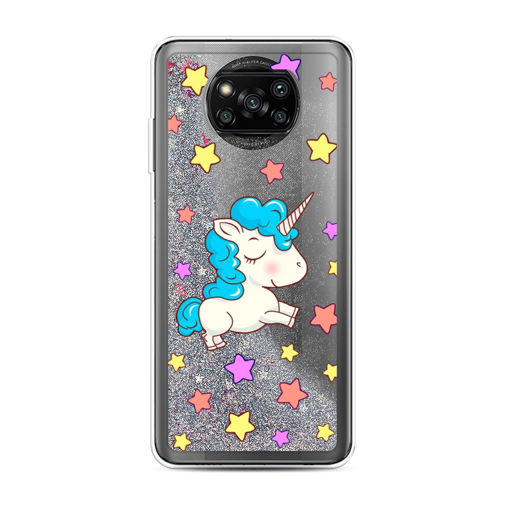 

Чехол Awog на Poco X3/X3 Pro "Звездный единорог", Разноцветный, 310691-1