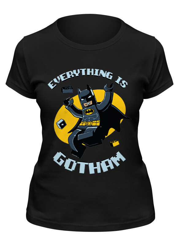 

Футболка женская Printio Бэтмен (batman) черная XL, Черный, Бэтмен (batman)