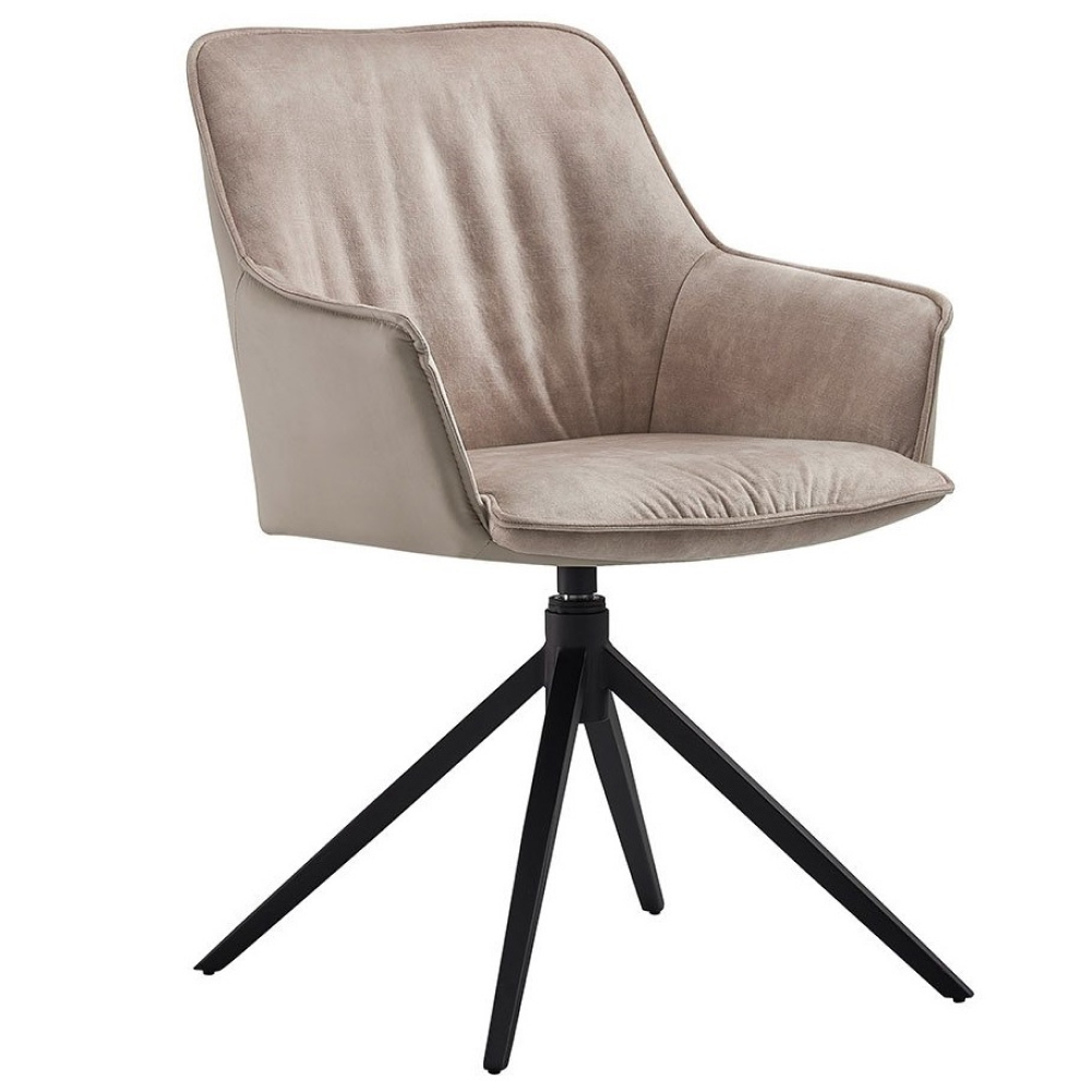 

Стул ESF DC-2208, бежевый/черный, DC-2208