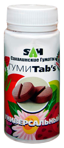 

Органоминеральное удобрение Сахалинские Гуматы ГумиTabs Универсальный 80 г, ГумиTabs Универсальный