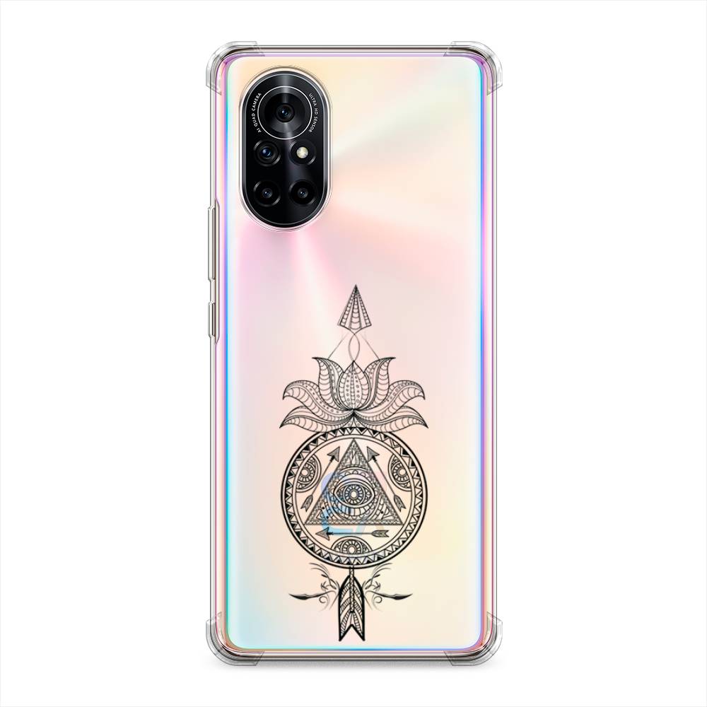 

Чехол Awog на Huawei Nova 8 "Талисман арт черный", Разноцветный, 6105751-1