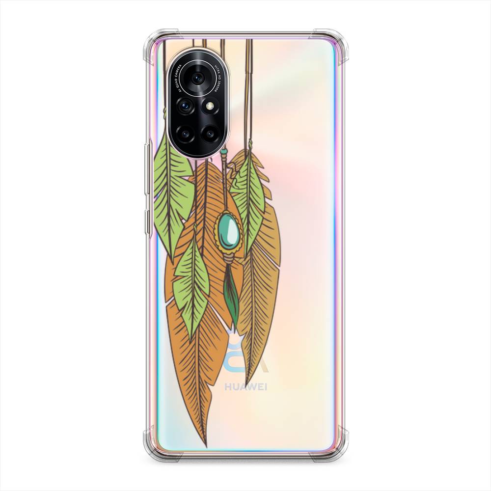 

Чехол Awog на Huawei Nova 8 "Оберег перья", Разноцветный, 6105751-1