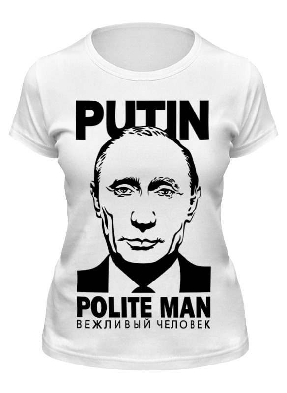 

Футболка женская Printio Путин (putin) белая L, Белый, Путин (putin)