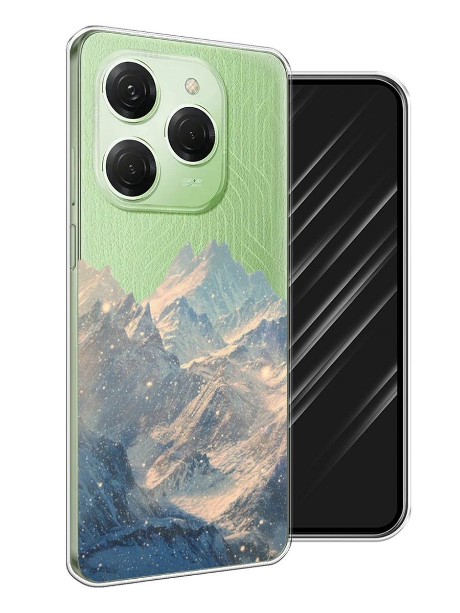 

Чехол Awog на Tecno Spark 20 Pro "Горы арт 2", Серый, 304850-1