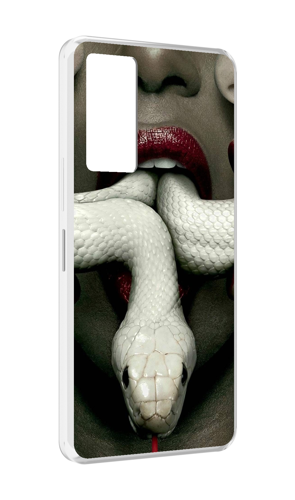 

Чехол MyPads белая-змея для Infinix Note 11, Прозрачный, Tocco