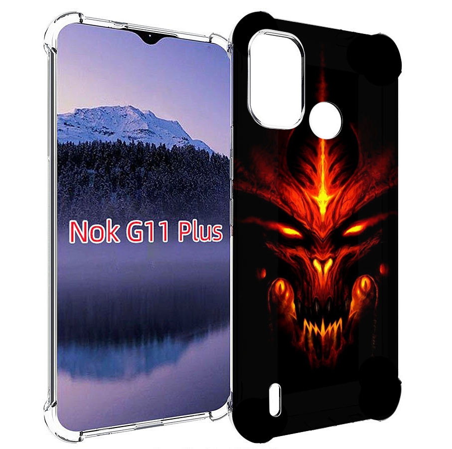

Чехол MyPads diablo-3 для Nokia G11 Plus, Прозрачный, Tocco