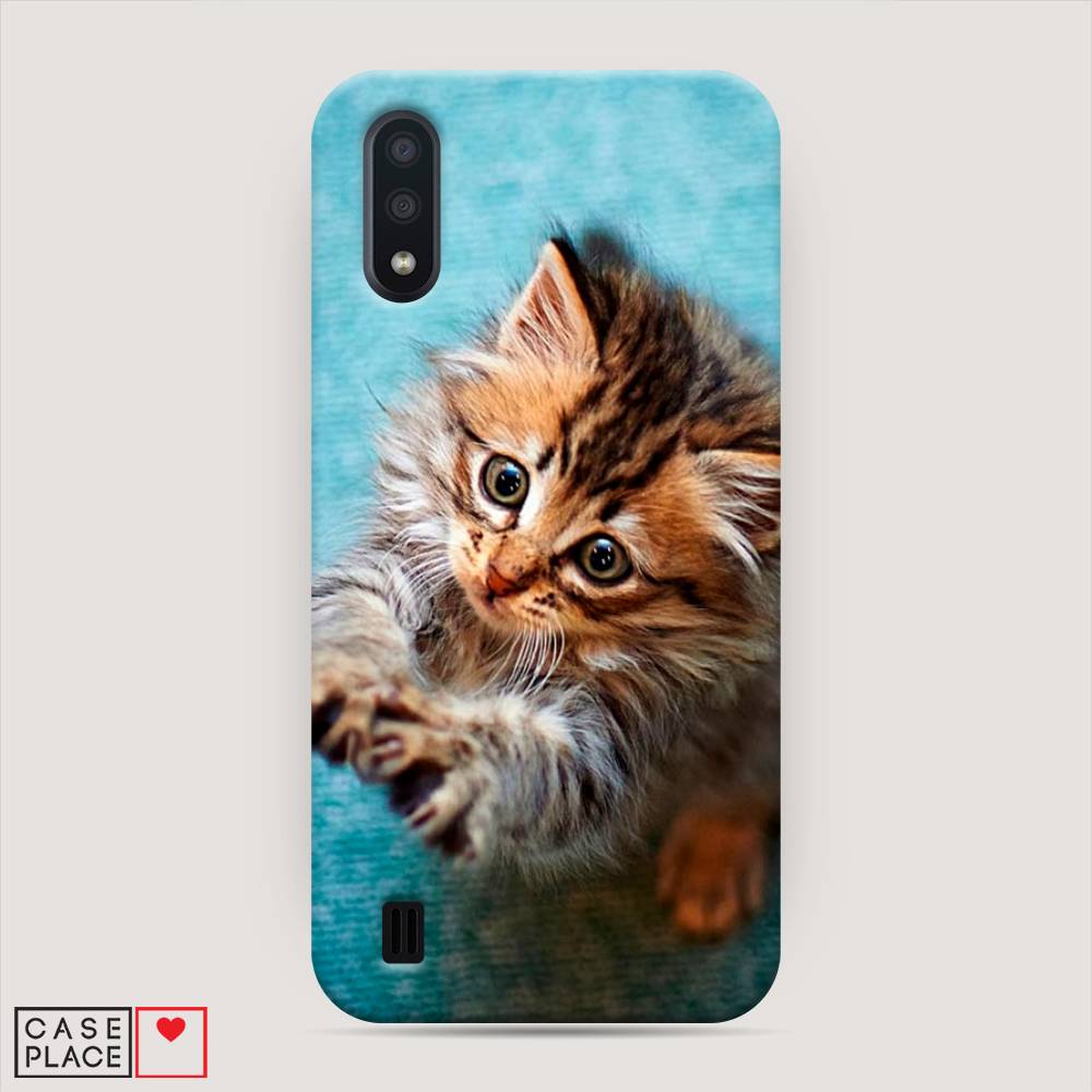 

Пластиковый чехол "Котенок просит есть" на Samsung Galaxy A01