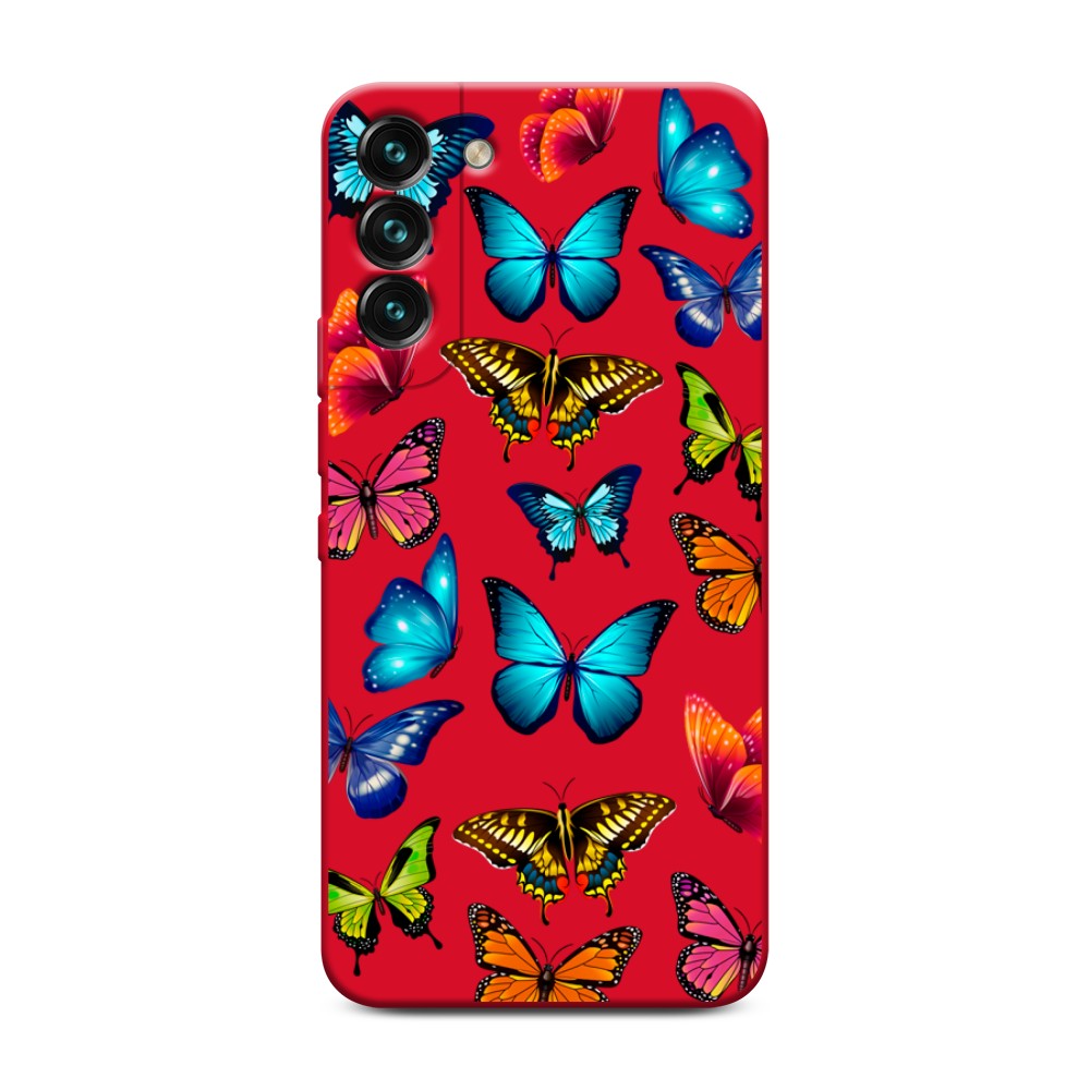 

Матовый силиконовый чехол "Звездочки графика белая" на Samsung Galaxy S21 Ultra, Звездочки графика белая