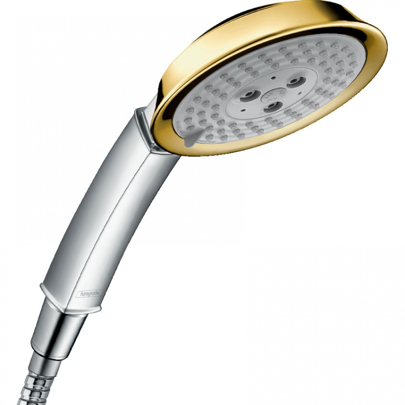 

Ручной душ Hansgrohe Raindance Classic 100 3jet, хром/под золото 28548090