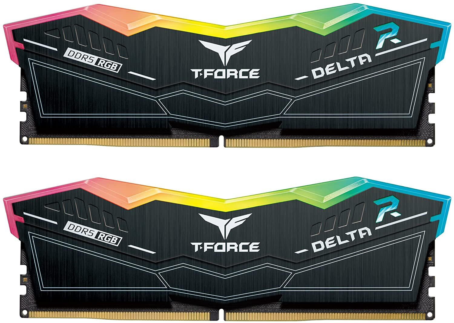 фото Оперативная память team group t-force delta rgb черная 32gb (ff3d532g6000hc38adc01)