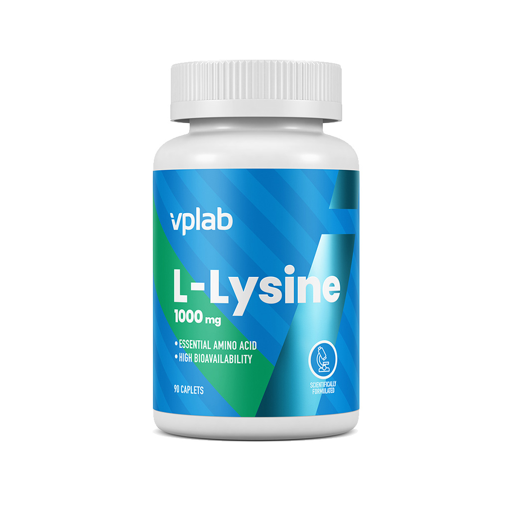 Vplab L-Lysine 1000 мг 90 шт./182 гр капсулы нейтральный