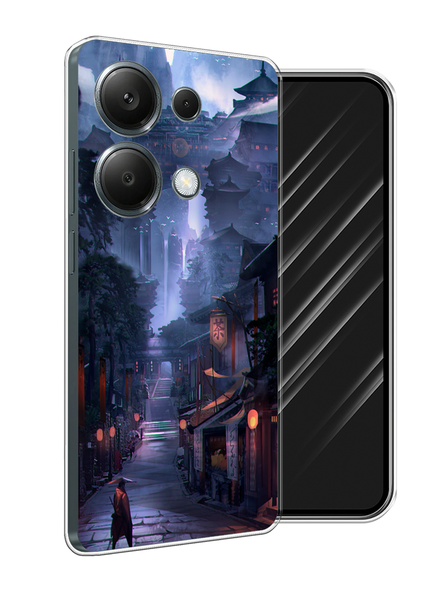 

Чехол Awog на Poco M6 Pro 4G "Одинокий самурай", Синий;черный;коричневый, 321750-1