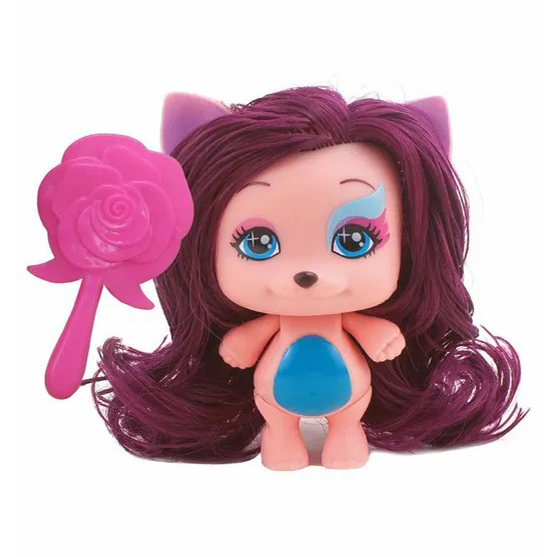 

Игровая фигурка Funky Toys Собачка с фиолетовыми волосами 10 см